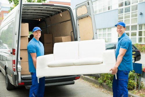 Removal van ready for a home move in Kingston