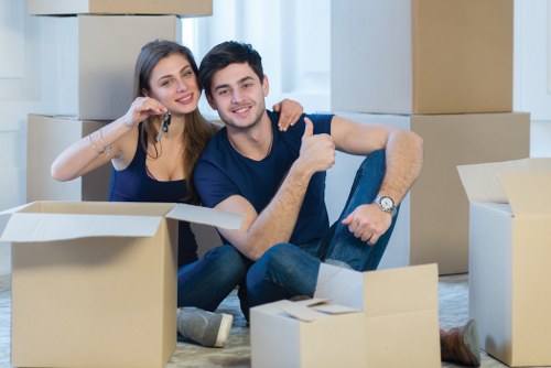 Man with a van service helping with a home move in Kingston