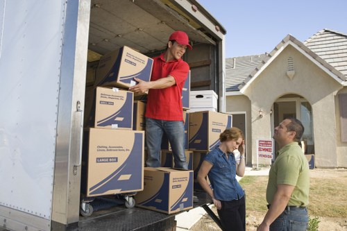 Customer booking a van moving service