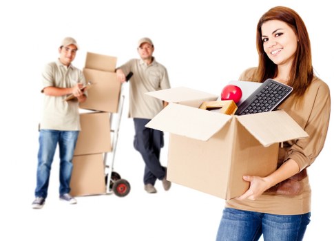 Large box moving truck ready for a Kingston home move