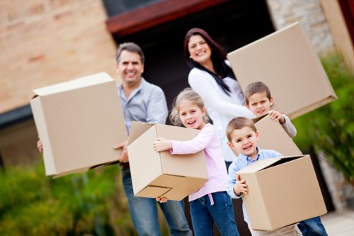 Local Kingston removals team handling furniture safely during a home move