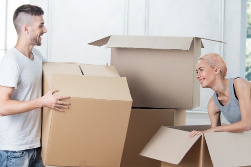 Student removals van ready for a Kingston move