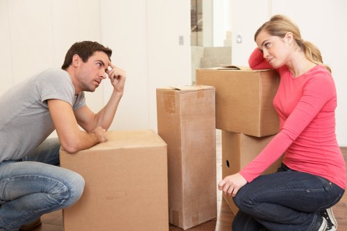 Storage and moving setup for Kingston student removals
